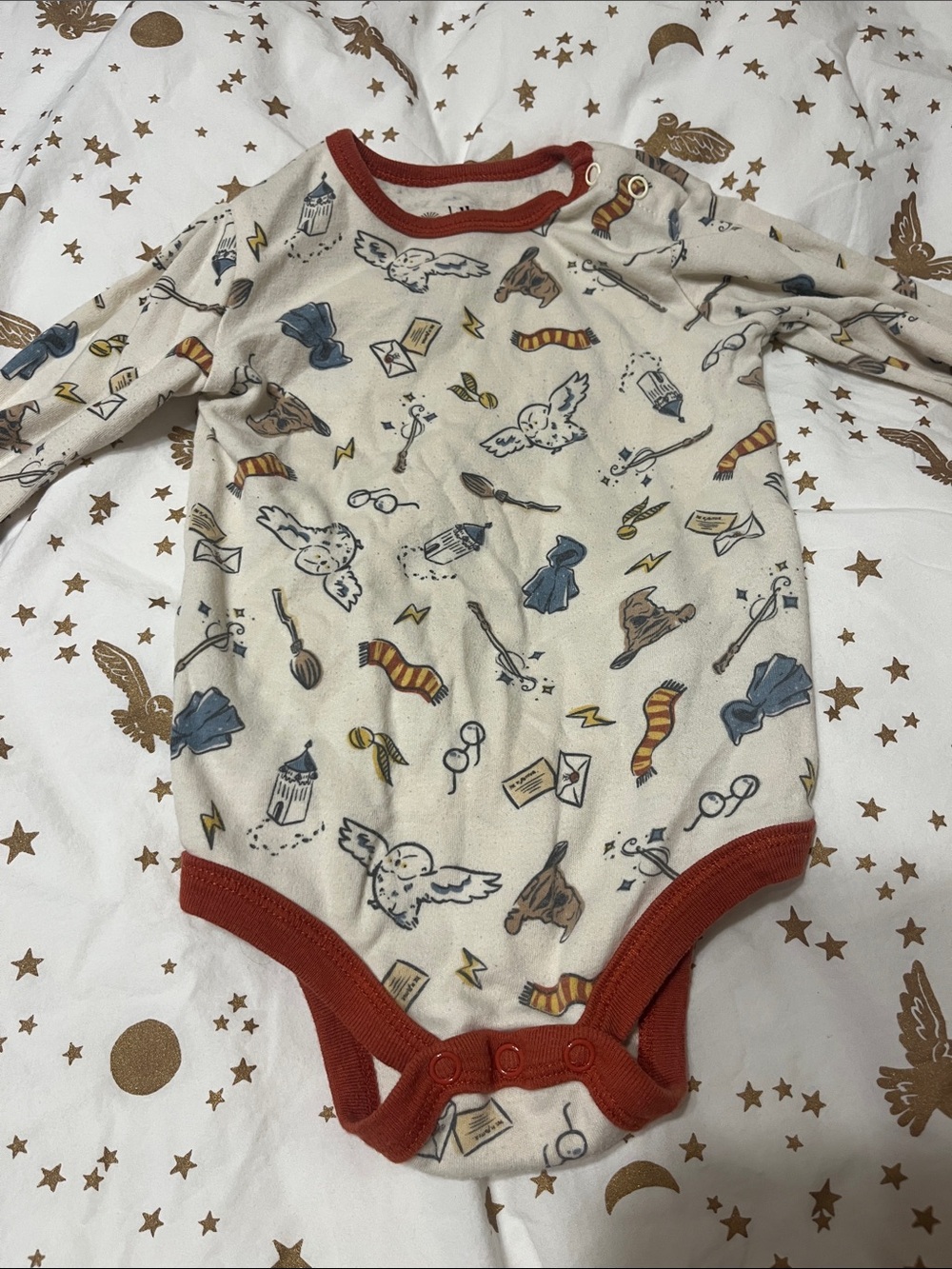 Hogwarts Harry Potter Baby Bodysuits, 2, 12 month - Picture 4 of 4